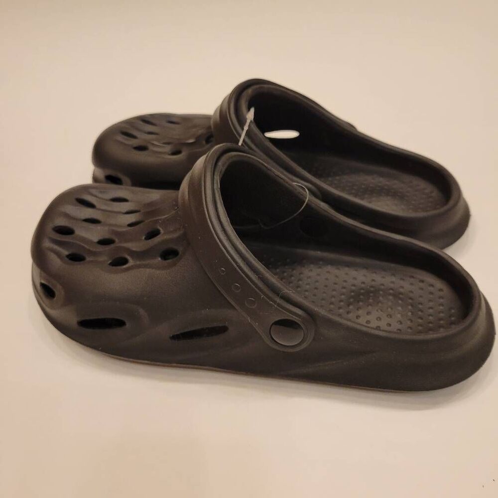 Unisex Arch Support Clogs Garden Shoes Slip-on Outdoor Black Size 40